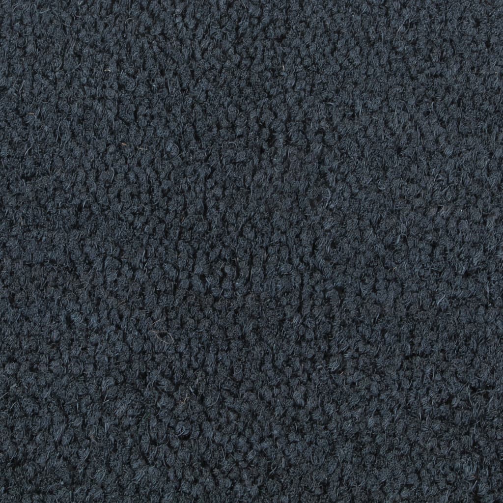 vidaXL Felpudo semicircular de fibra de coco gris oscuro 40x60 cm
