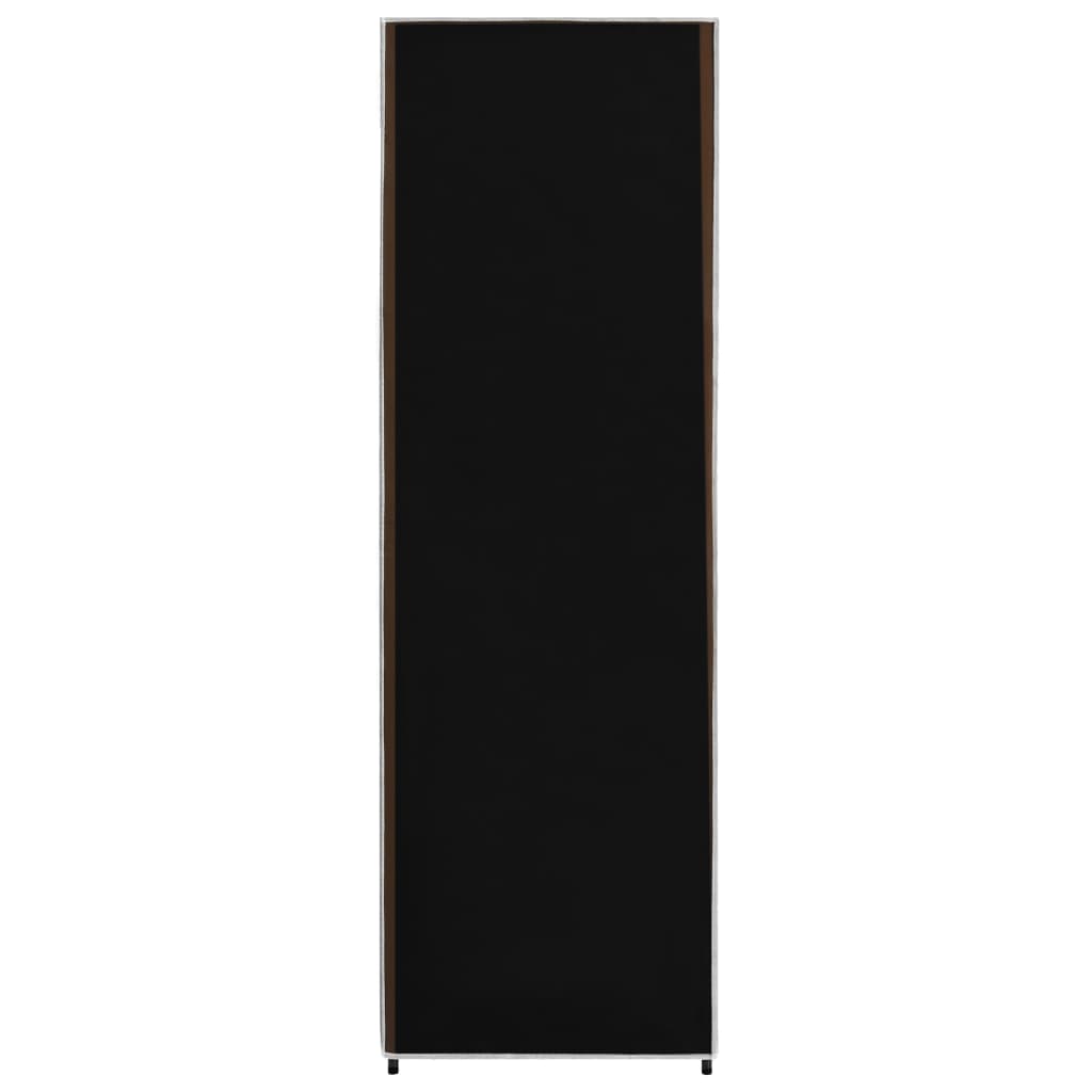 vidaXL Armario de tela negro 87x49x159 cm