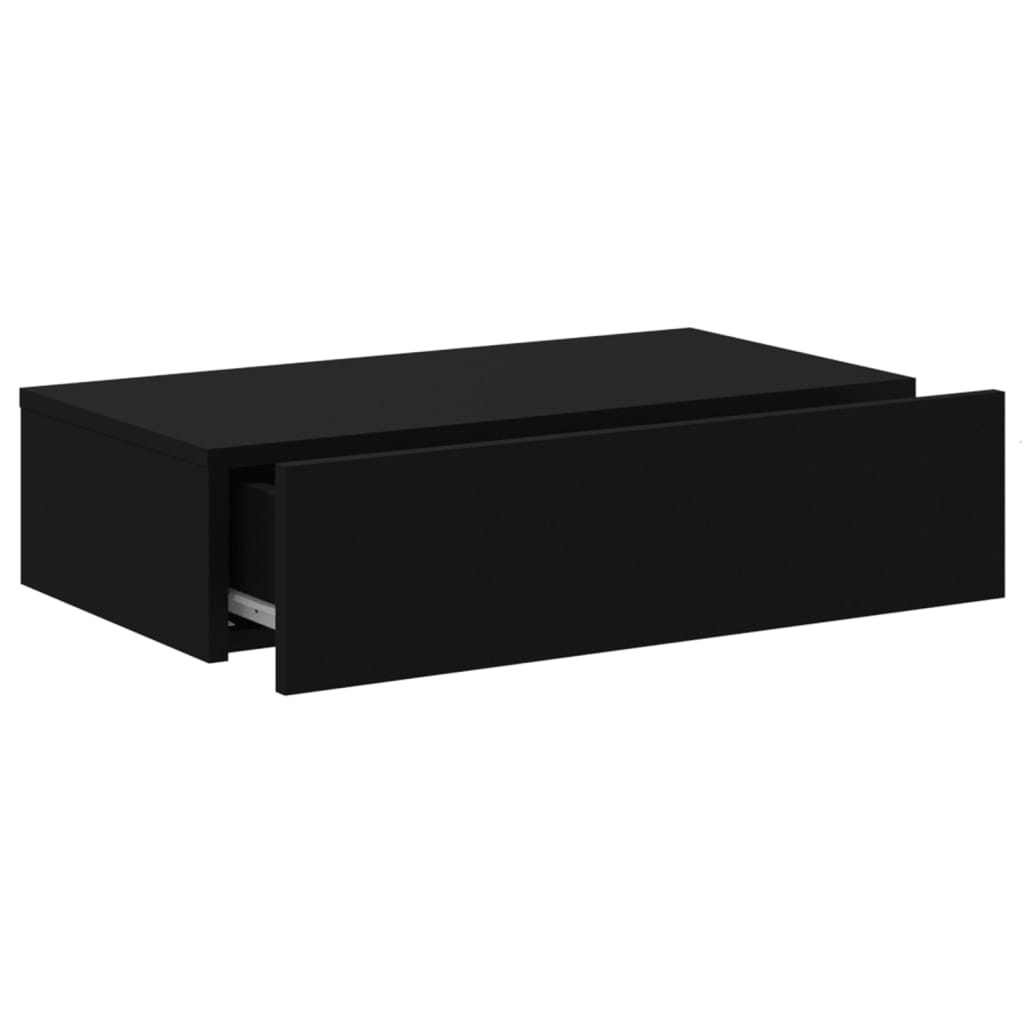 vidaXL Mueble de TV con luces LED negro 60x35x15,5 cm