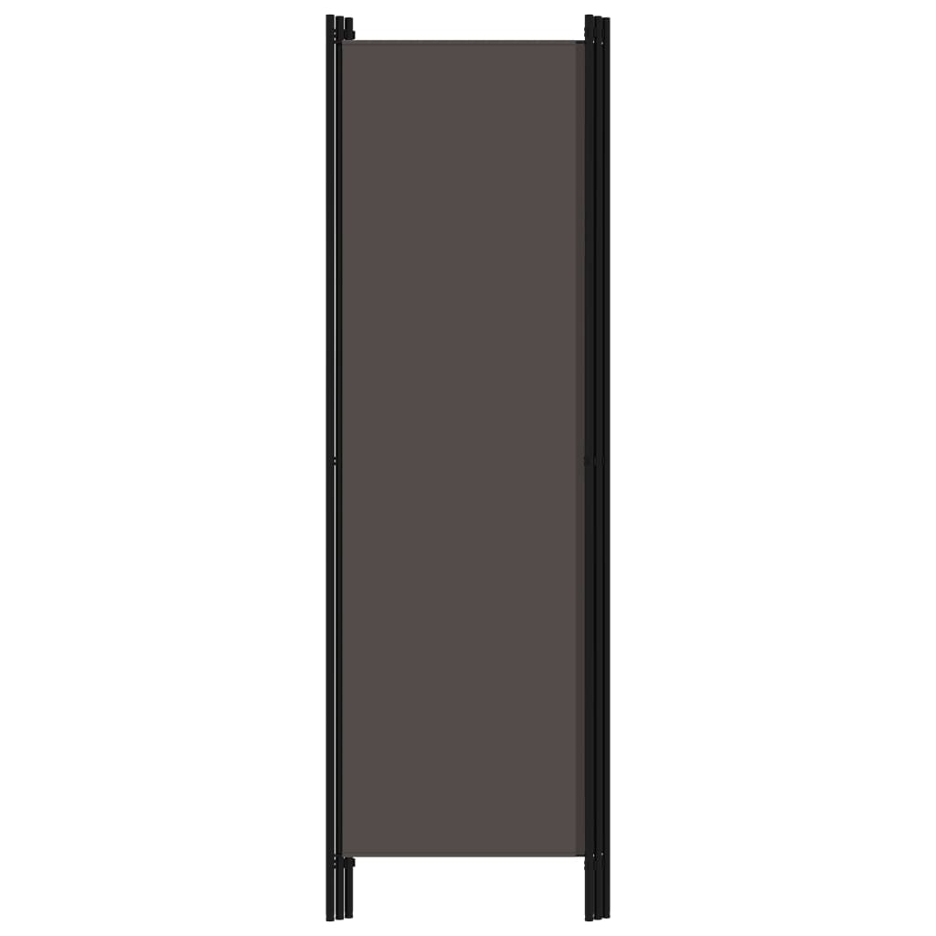 vidaXL Biombo divisor de 3 paneles gris antracita 150x180 cm