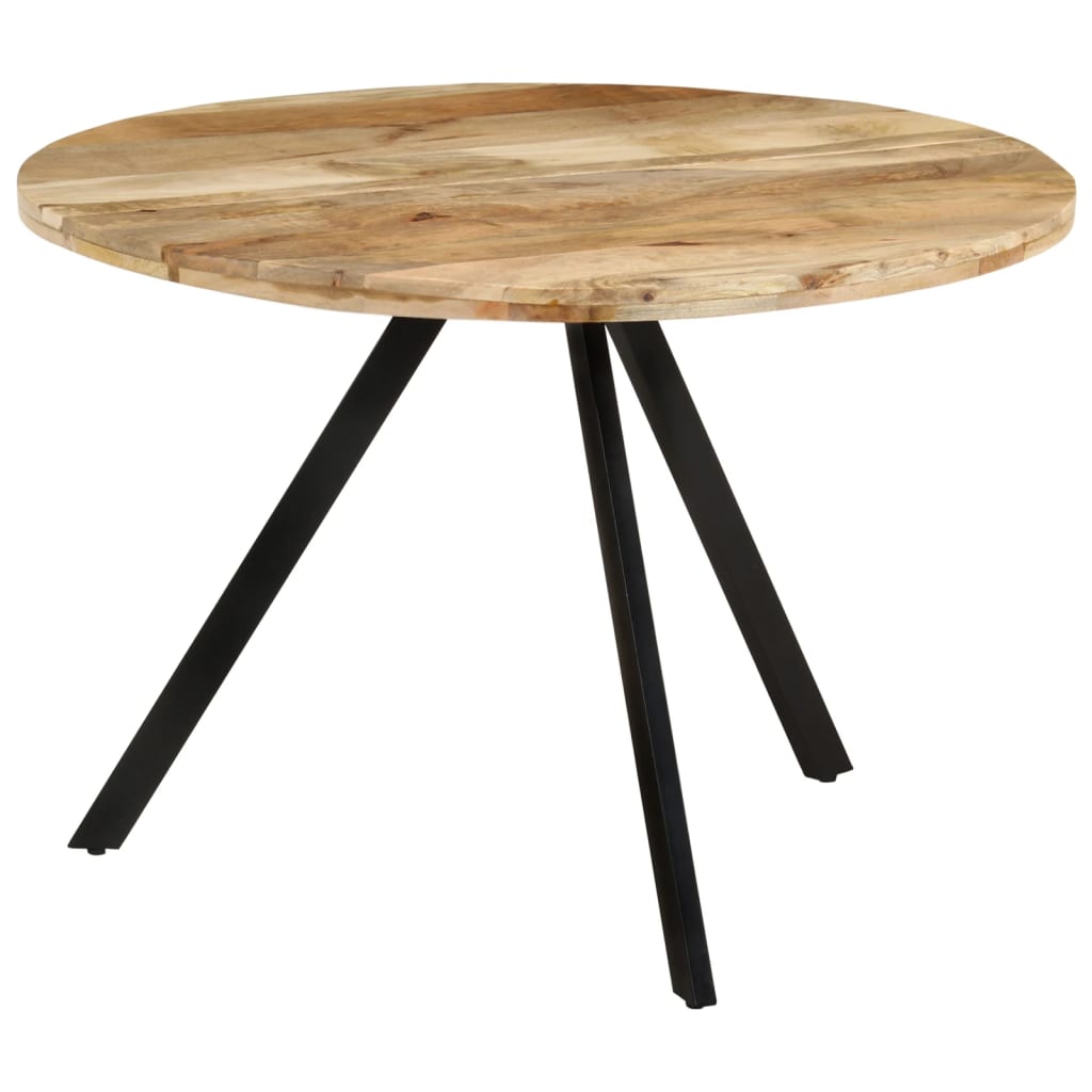 vidaXL Mesa de comedor madera maciza de mango 110x75 cm