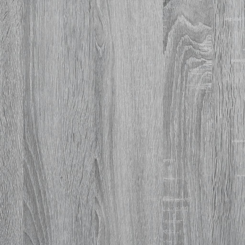 vidaXL Carrito de cocina madera ingeniería gris Sonoma 100x45x89,5 cm