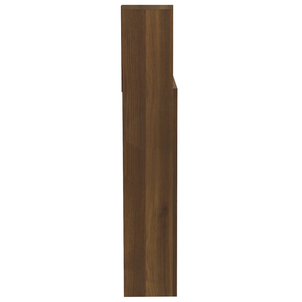vidaXL Armario cabecero marrón roble 200x19x103,5 cm