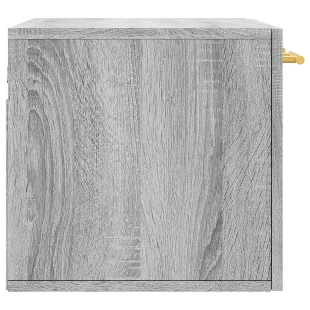 vidaXL Armario de pared madera de ingeniería gris Sonoma 60x36,5x35 cm