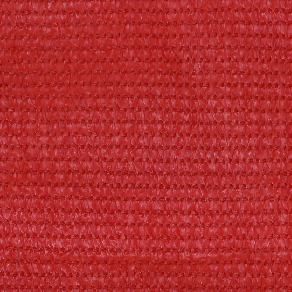 vidaXL Persiana enrollable de jardín HDPE rojo 60x140 cm