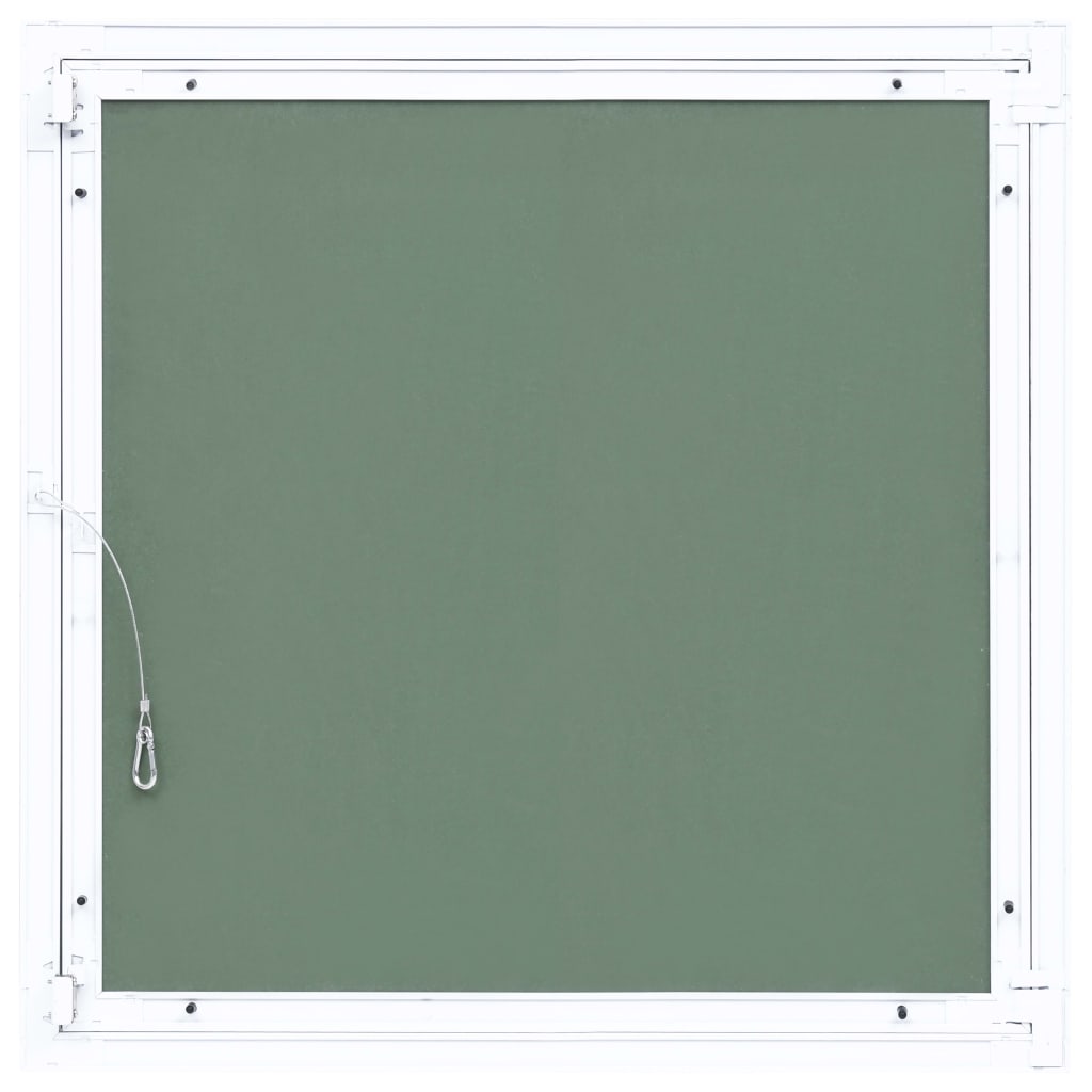 vidaXL Panel de acceso marco de aluminio y placa de yeso 200x200 mm