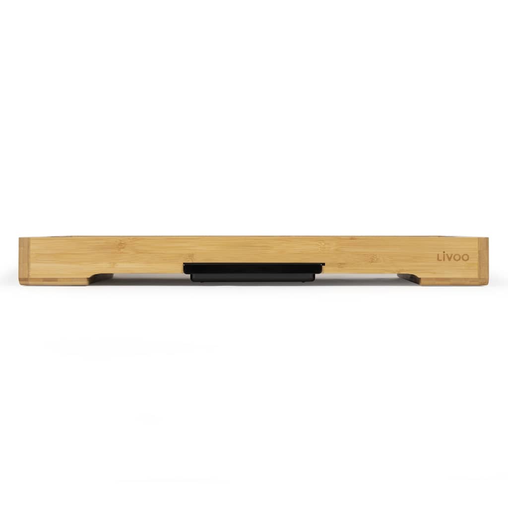 Livoo Plancha eléctrica con bambú madera 2200 W 58x30x6 cm