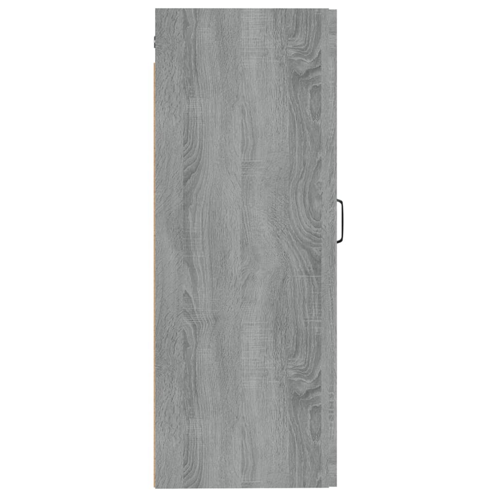vidaXL Armario colgante madera de ingeniería gris sonoma 35x34x90 cm