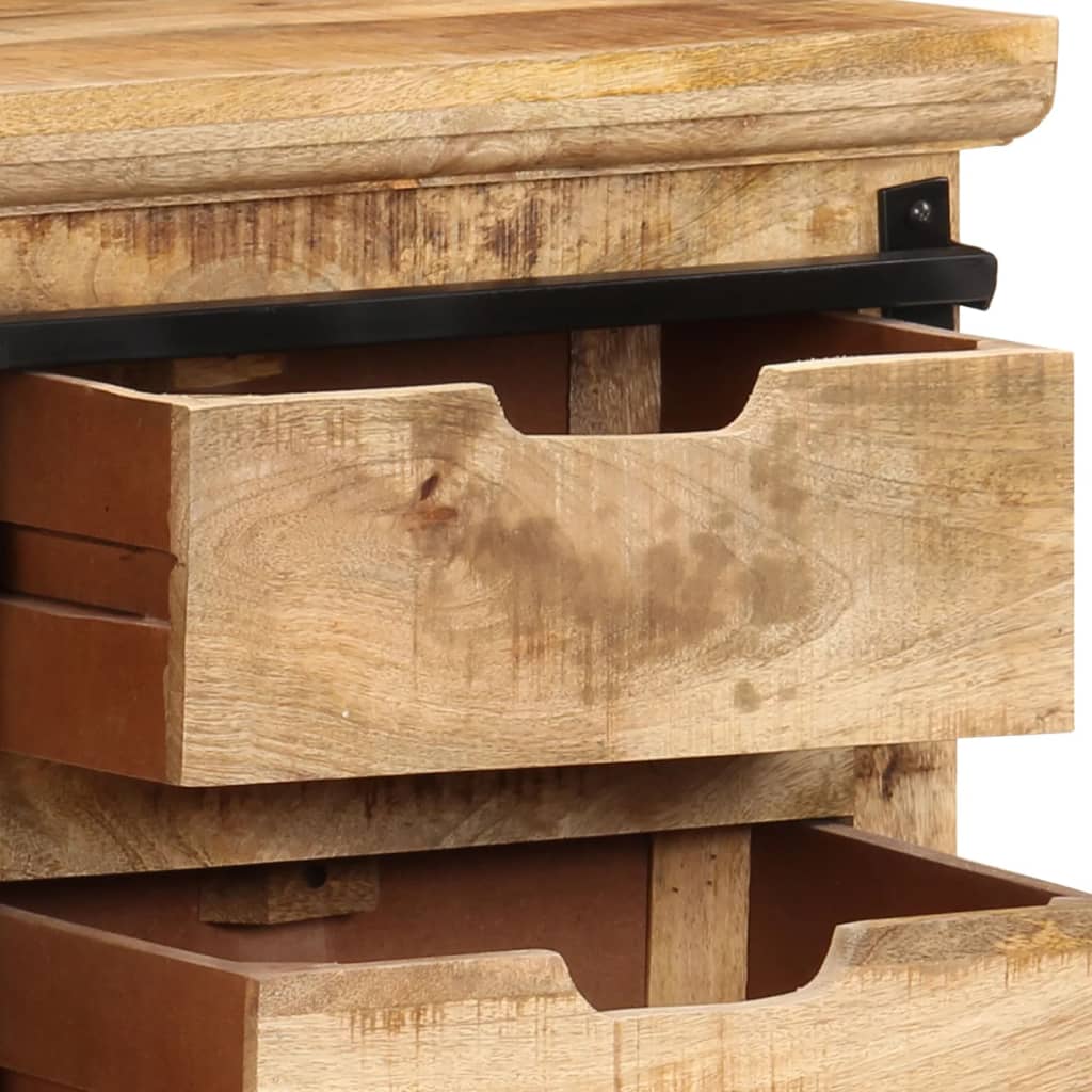 vidaXL Aparador de madera maciza de mango 80x30x60 cm