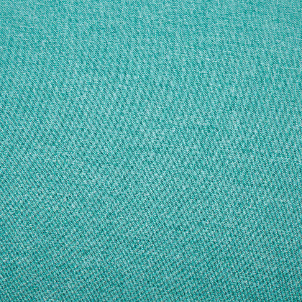 vidaXL Sofá de 3 plazas tapizado de tela verde 172x70x82 cm