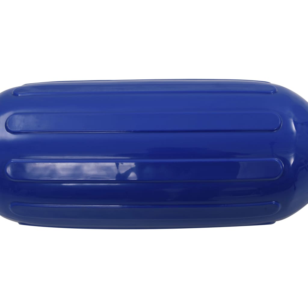 vidaXL Parachoques de barco 2 piezas PVC azul 69x21,5 cm