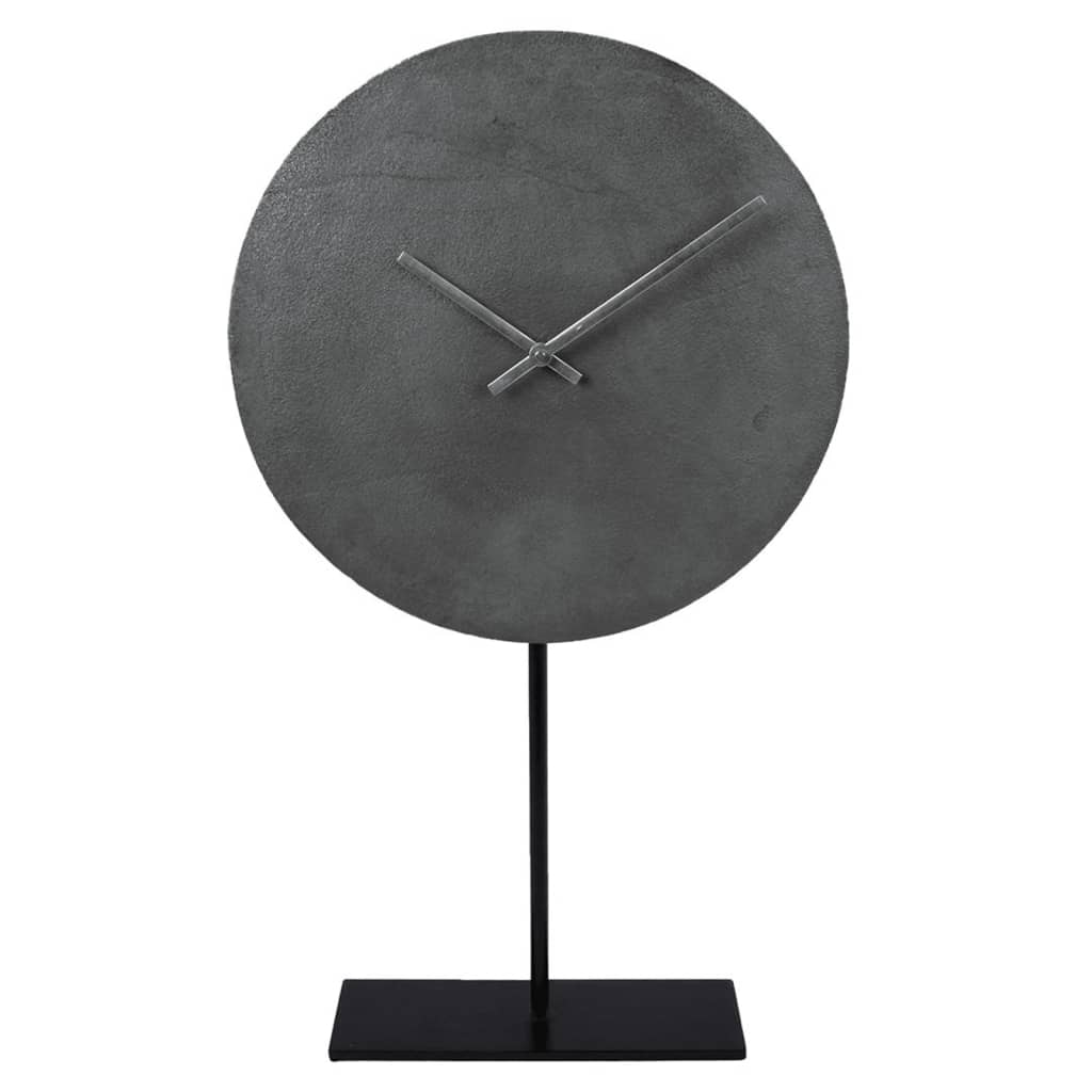 Gifts Amsterdam Reloj de escritorio Merkur aluminio Gris 30x46x7,5 cm