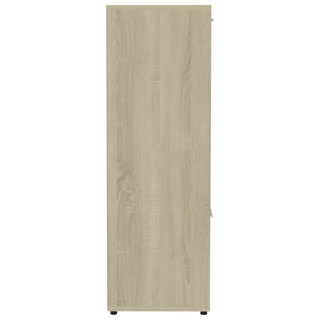 vidaXL Estantería madera contrachapada color roble Sonoma 90x30x90 cm