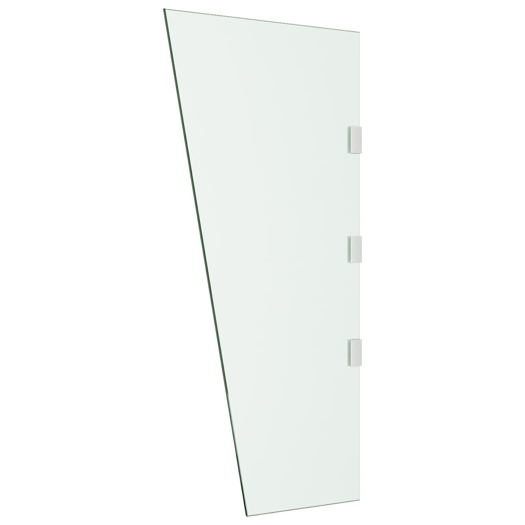 vidaXL Panel lateral puerta de carpa 2 piezas vidrio templado