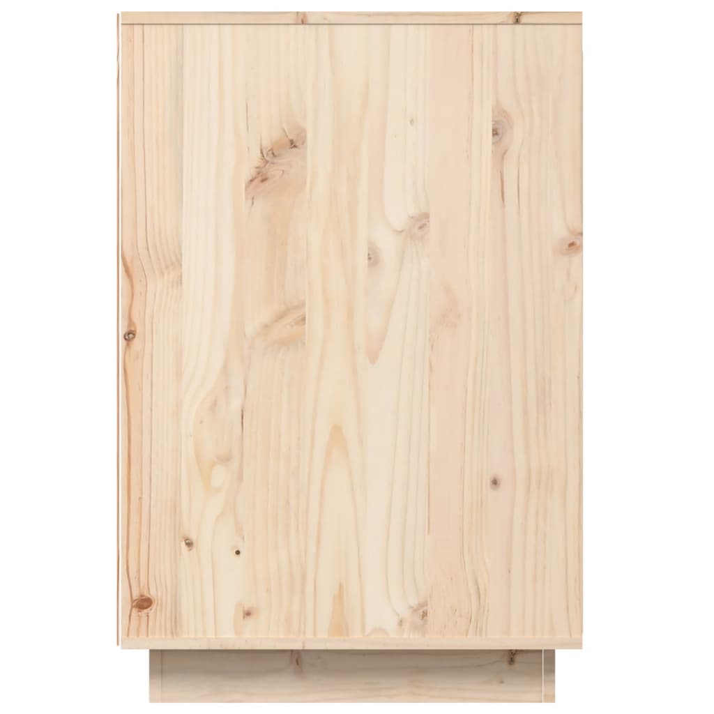 vidaXL Escritorio de madera maciza de pino 140x50x75 cm
