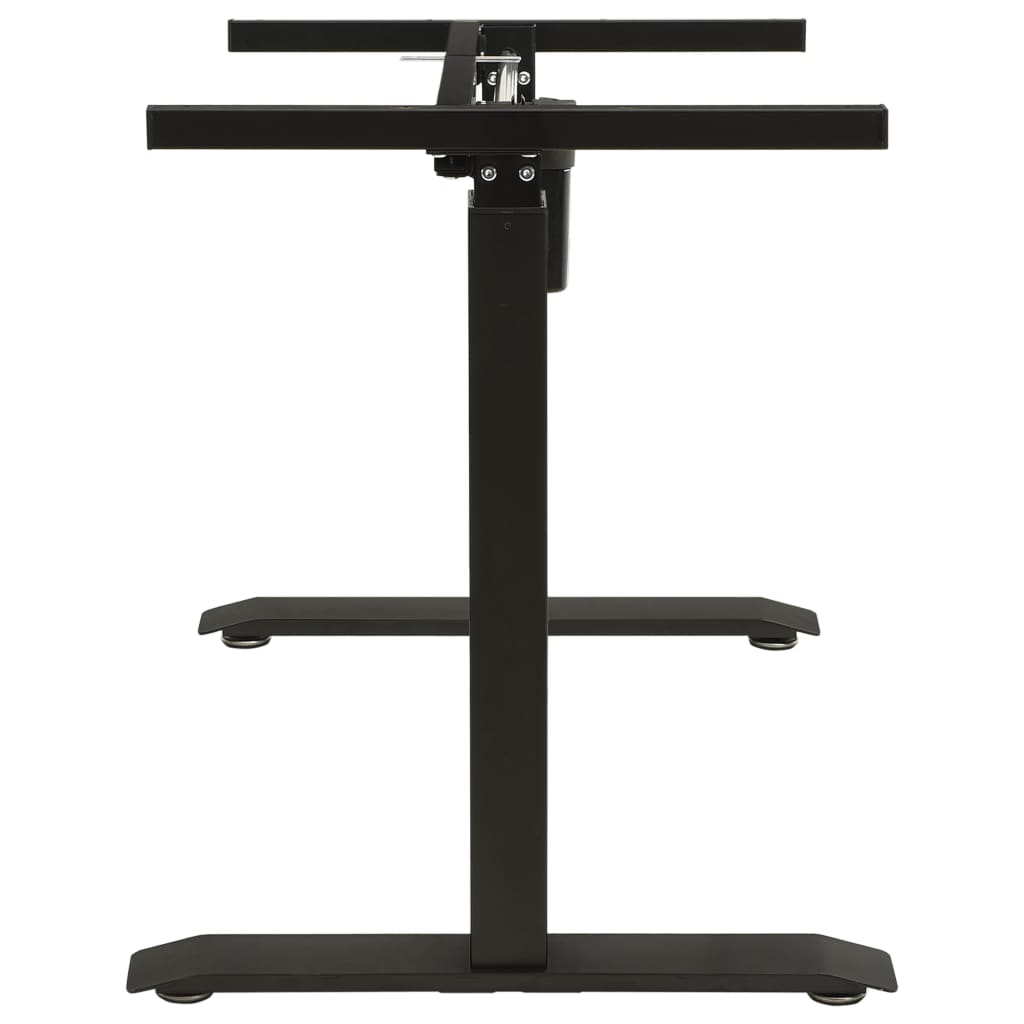 vidaXL Estructura de escritorio motorizada altura ajustable negro