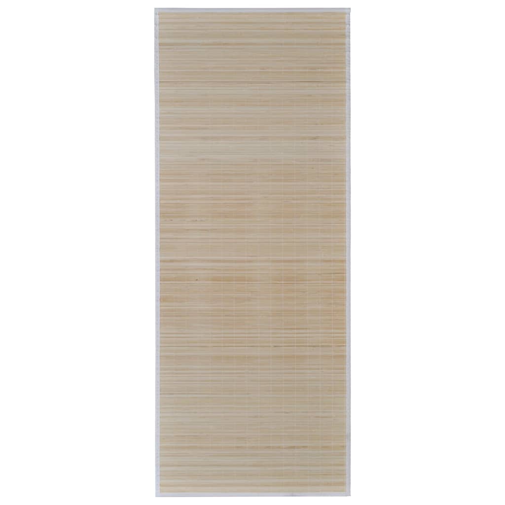 vidaXL Alfombras rectangulares de bambú natural 2 unidades 120x180 cm