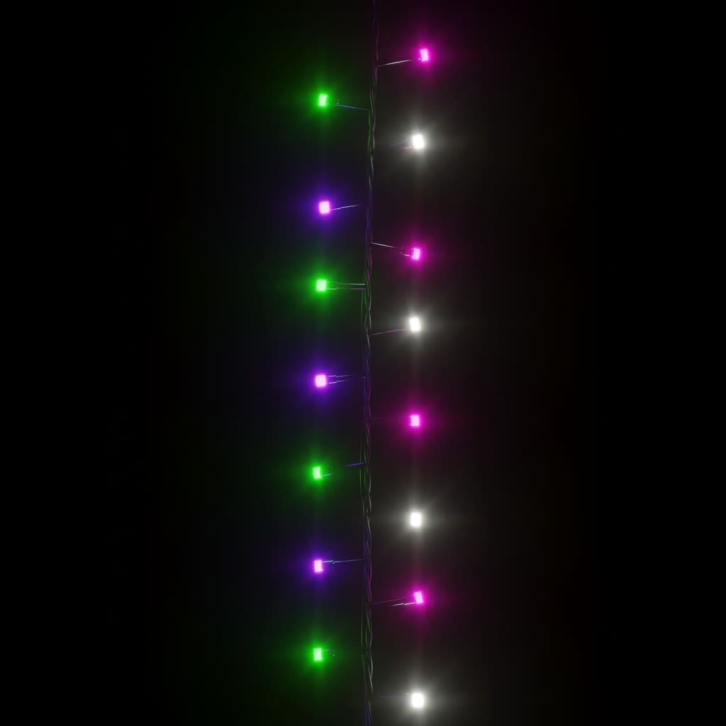 vidaXL Tira de luces compacta con 400 LED PVC pastel multicolor 13 m