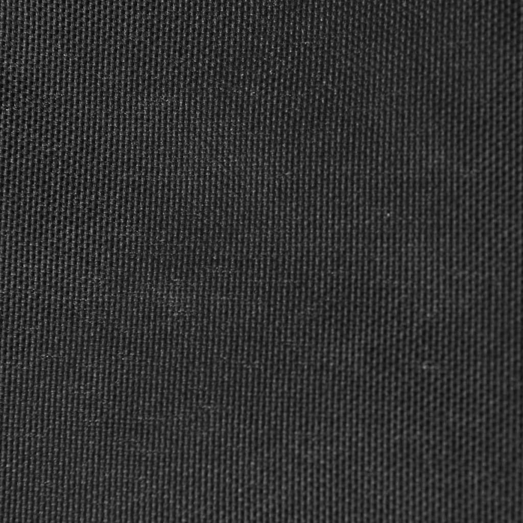 vidaXL Toldo de vela rectangular tela Oxford gris antracita 5x6 m