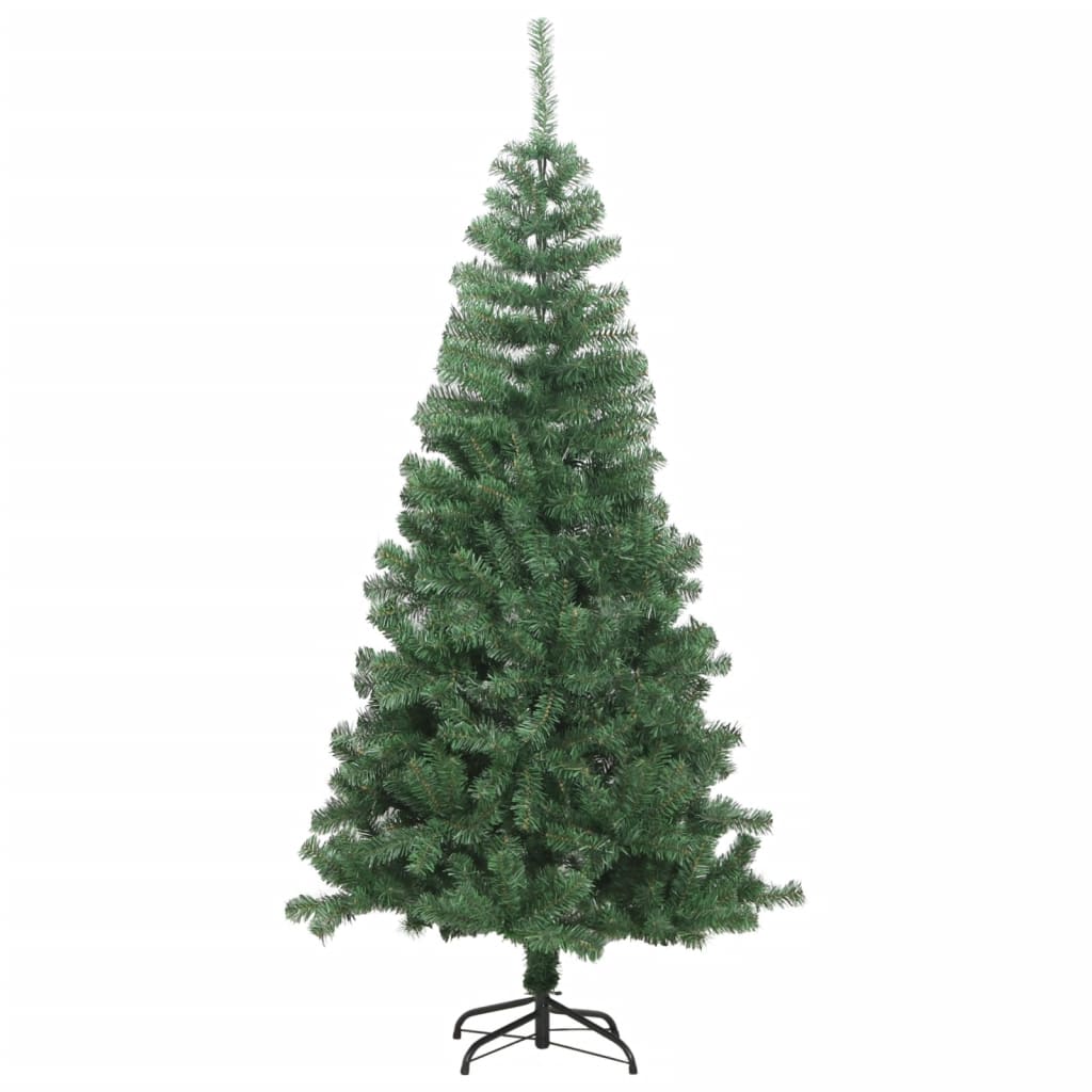 vidaXL Árbol de Navidad artificial L 240 cm verde