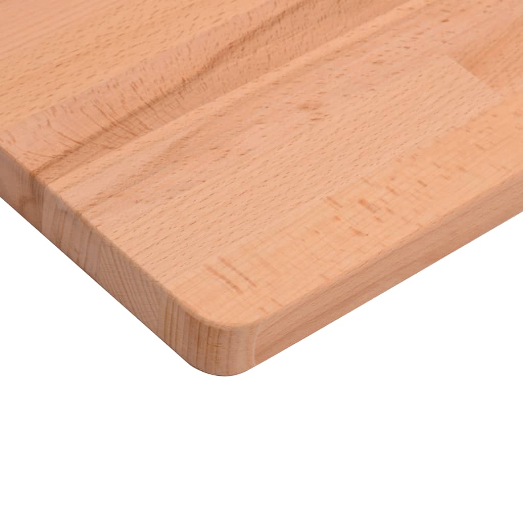 vidaXL Tablero de banco de trabajo madera maciza de haya 150x55x2,5 cm