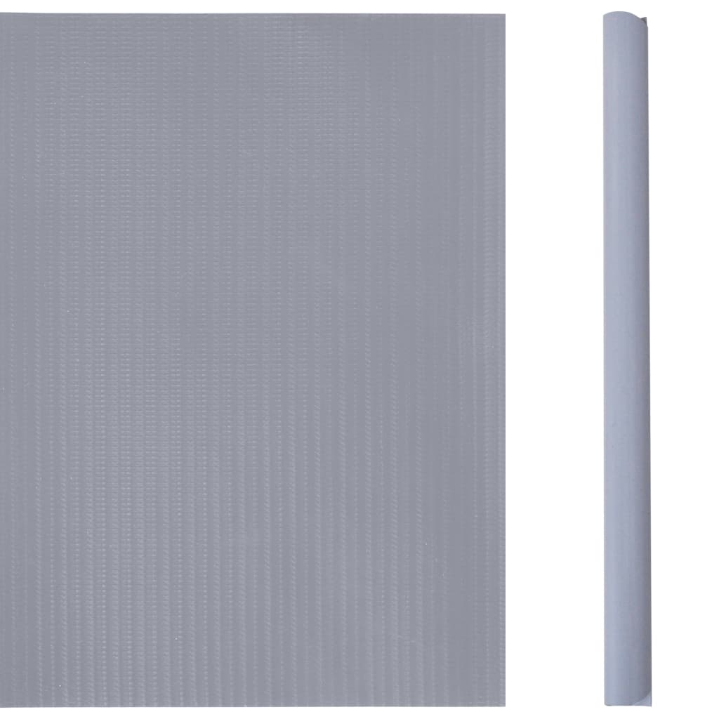 vidaXL Panel de valla de PVC gris claro mate 35x0,19 m