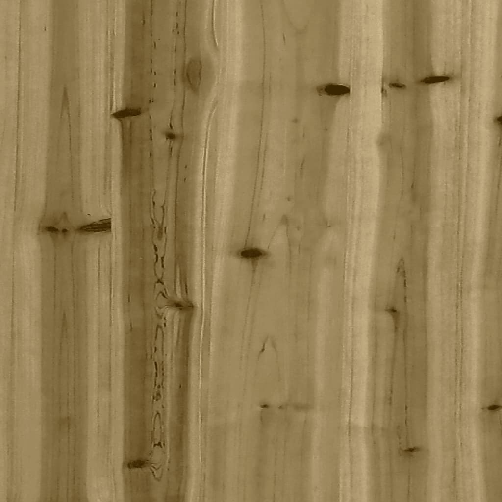 vidaXL Juego de muebles de jardín 9 pzas madera de pino impregnada