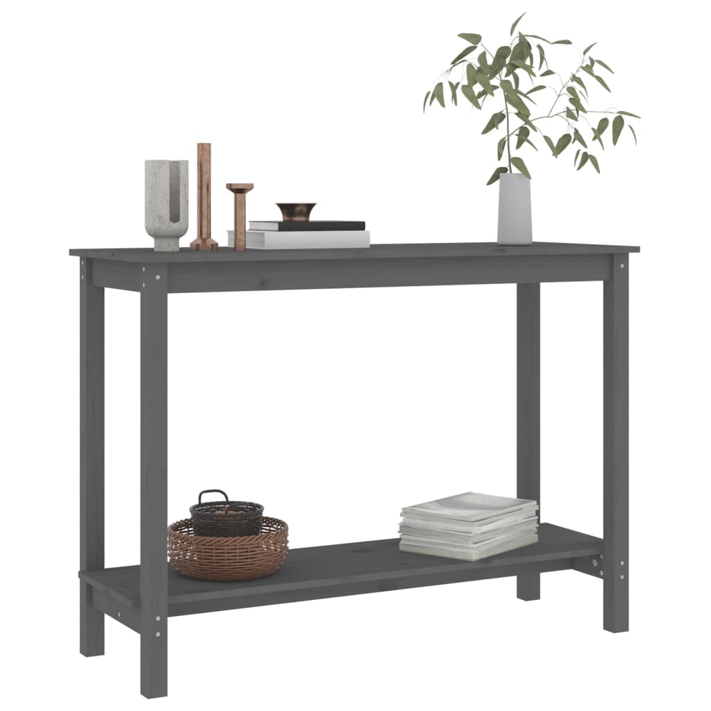 Mesa Consola Blanca De Madera Con 2 Cajones - Mueble De Entrada Moderno Y Antivuelco Para Pasillo O Salón