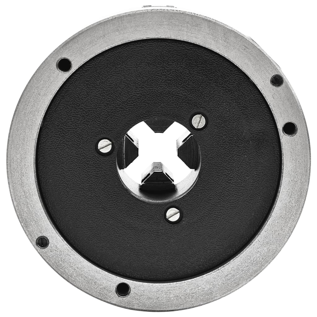 vidaXL Mandril de torno autocentrante de 4 mordazas 160 mm acero