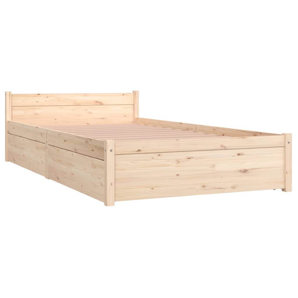 vidaXL Estructura de cama con cajones 90x190 cm