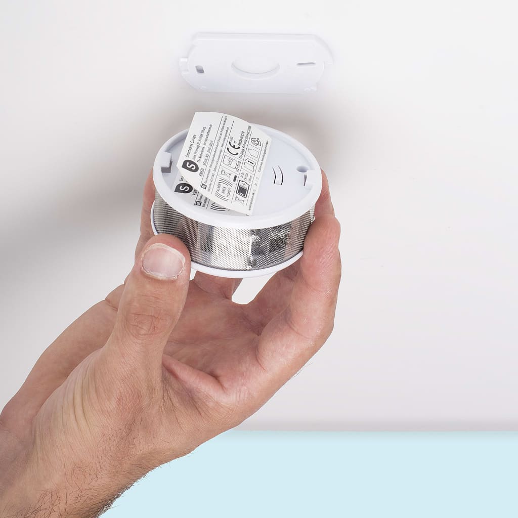 Smartwares Minidetector de humo blanco 7x7x3,4 cm