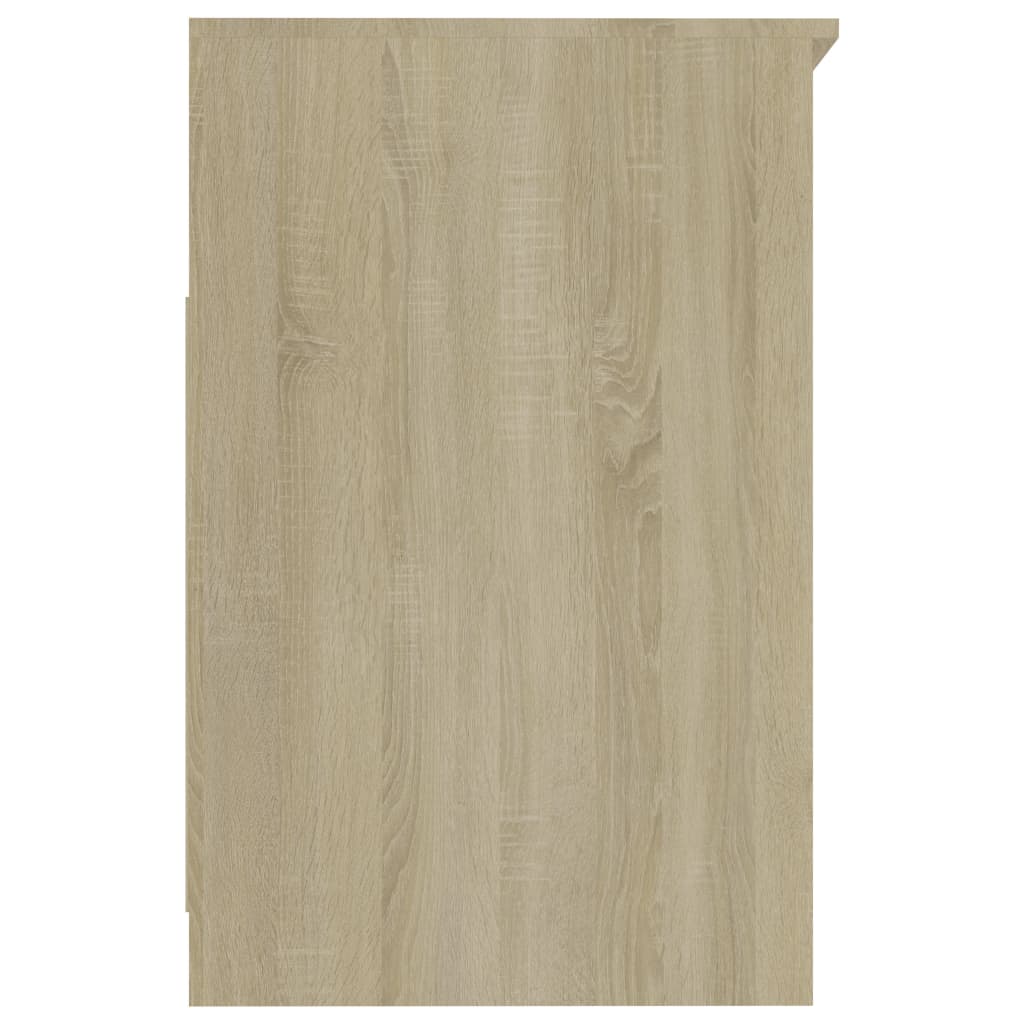vidaXL Cajonera de madera contrachapada color roble Sonoma 40x50x76 cm