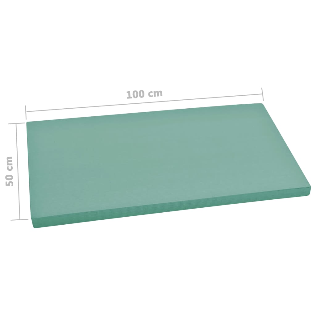 vidaXL Placas aislantes de espuma XPS verde 5 mm 100x50 cm 70 m²