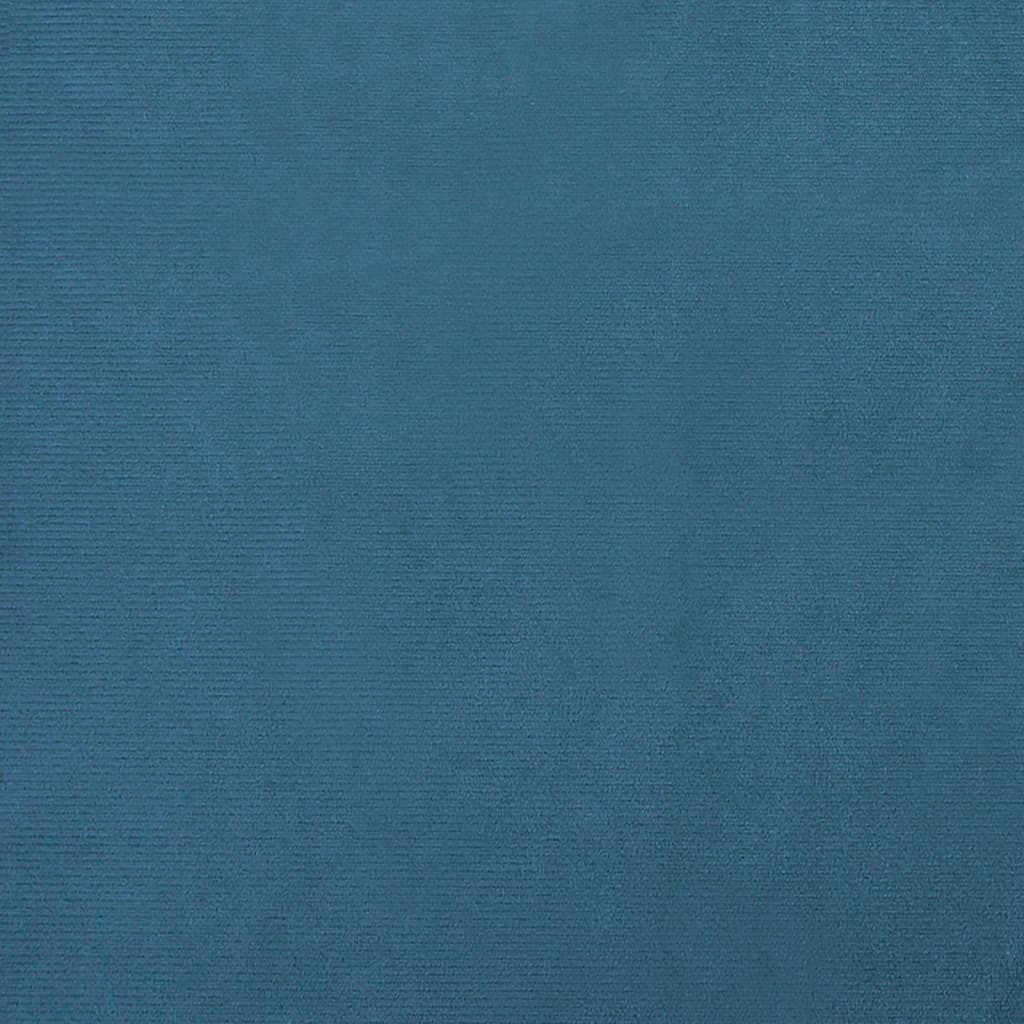 vidaXL Cama para perros de terciopelo azul 80x45x30 cm