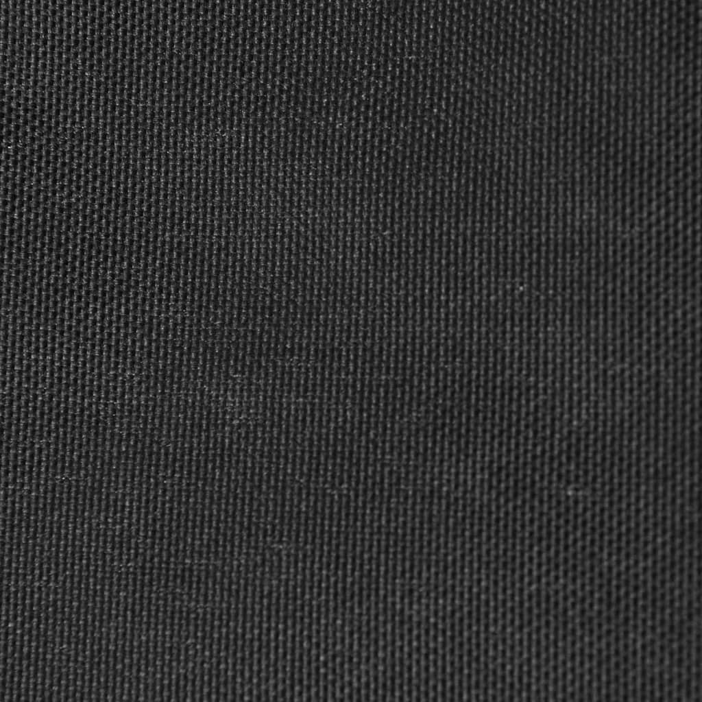 vidaXL Toldo de vela rectangular tela Oxford gris antracita 4x7 m