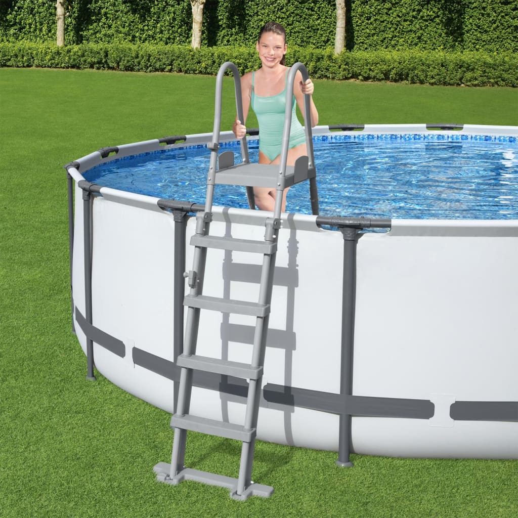 Bestway Flowclear Escalera de piscina de seguridad 4 escalones 132 cm