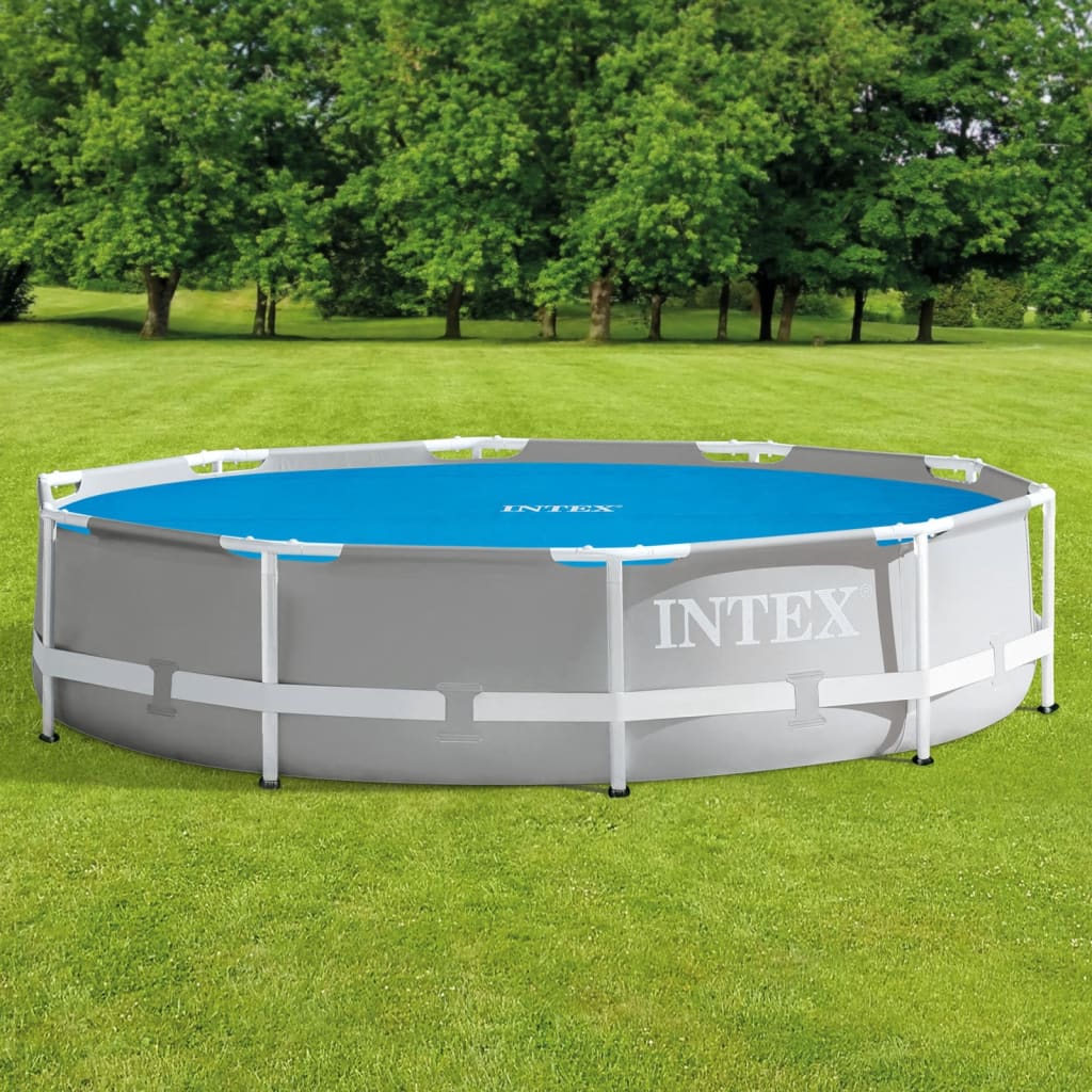 Intex Cubierta de piscina solar de polietileno azul 290 cm