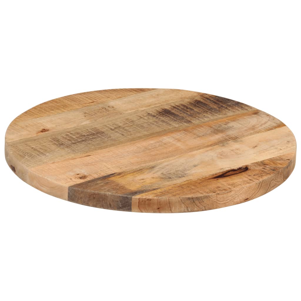 vidaXL Tablero de mesa redondo madera maciza mango rugosa Ø 40x1,5 cm