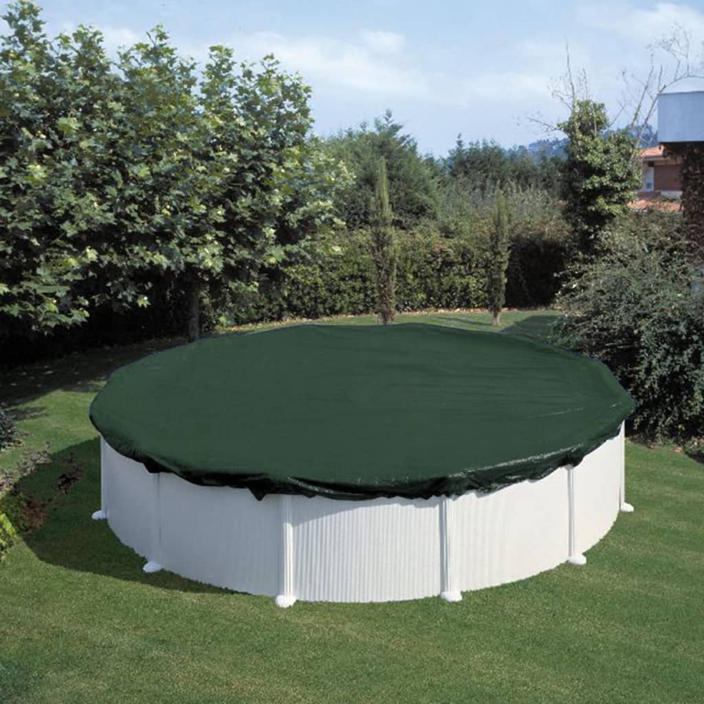 Summer Fun Cubierta de piscina redonda de invierno PVC verde 400-420cm