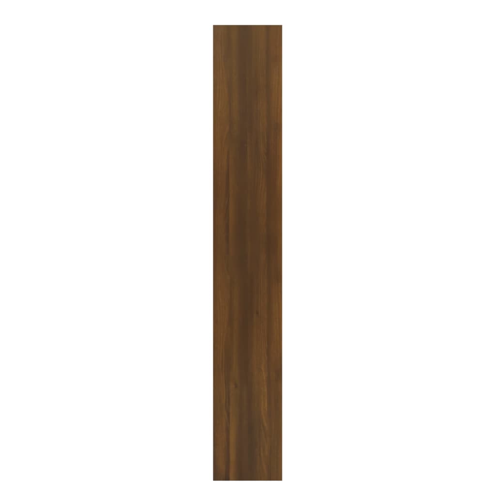 vidaXL Estantería/divisor de espacios roble marrón 40x30x198 cm