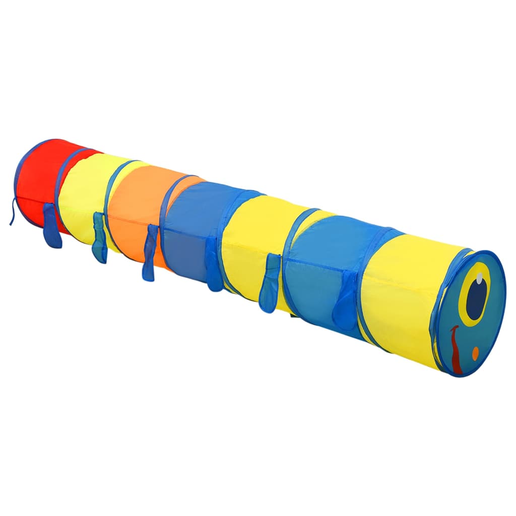 vidaXL Túnel de juego para niños poliéster multicolor 245 cm