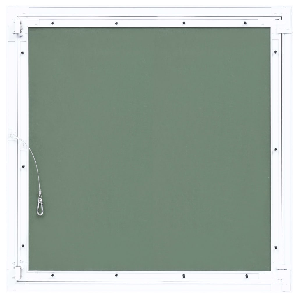 vidaXL Panel de acceso marco de aluminio y placa de yeso 600x600 mm