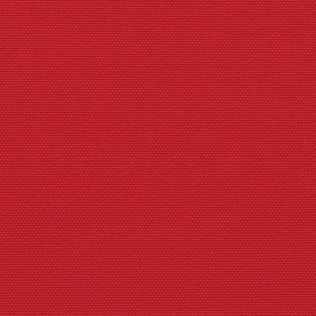 vidaXL Toldo lateral retráctil rojo 220x1000 cm