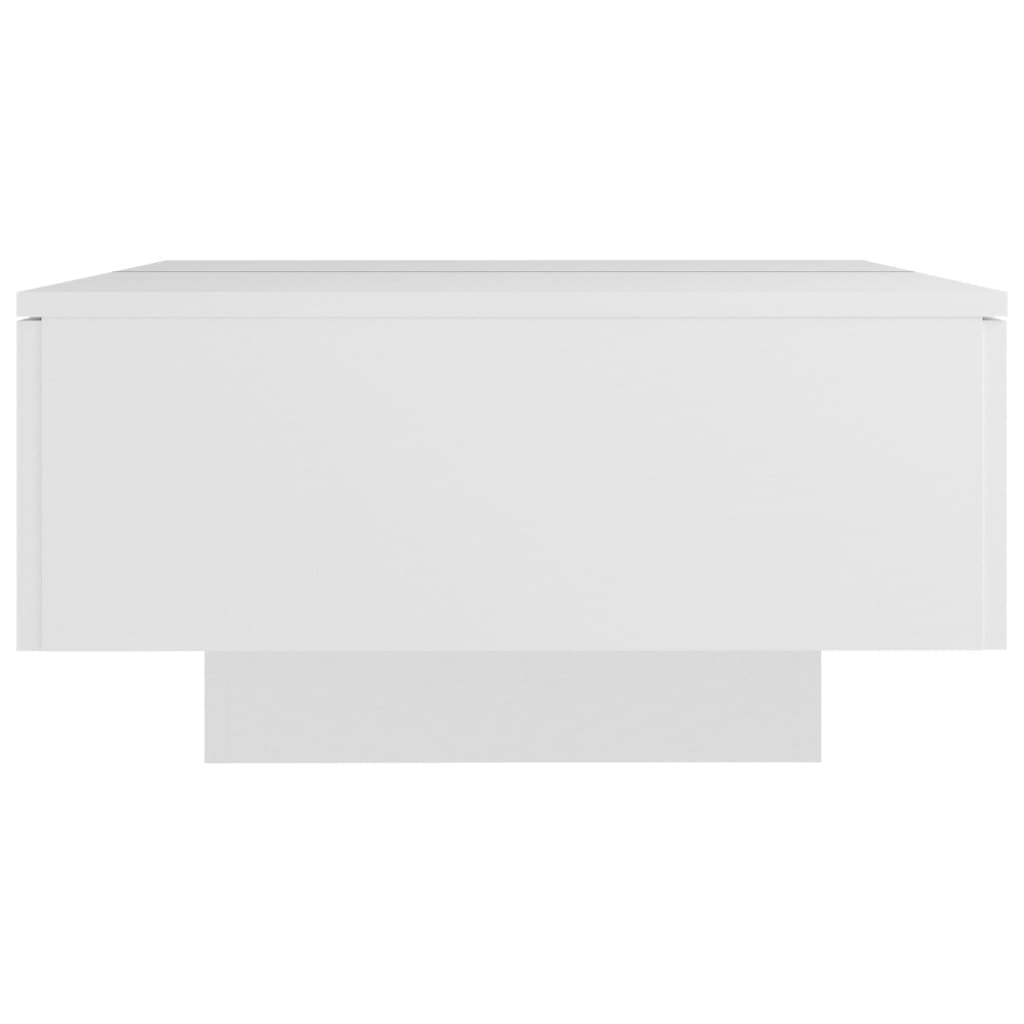 vidaXL Mesa de centro madera contrachapada blanco 90x60x31 cm