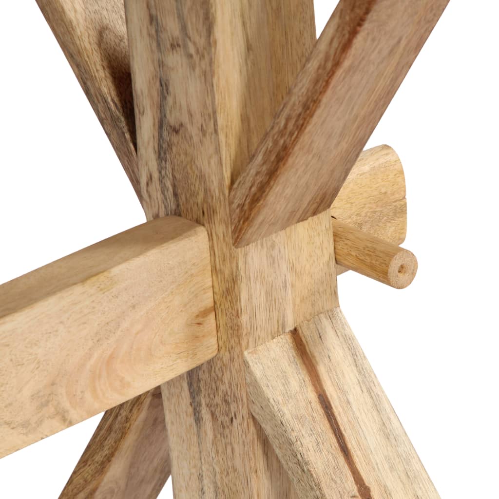 vidaXL Mesa de comedor de madera maciza de mango 118x58x76 cm