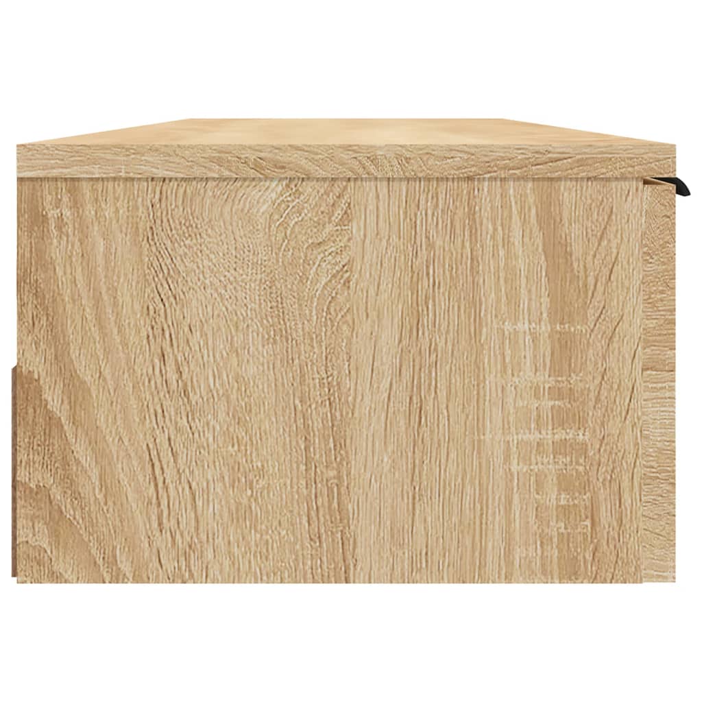 vidaXL Armario de pared madera de ingeniería roble sonoma 102x30x20 cm