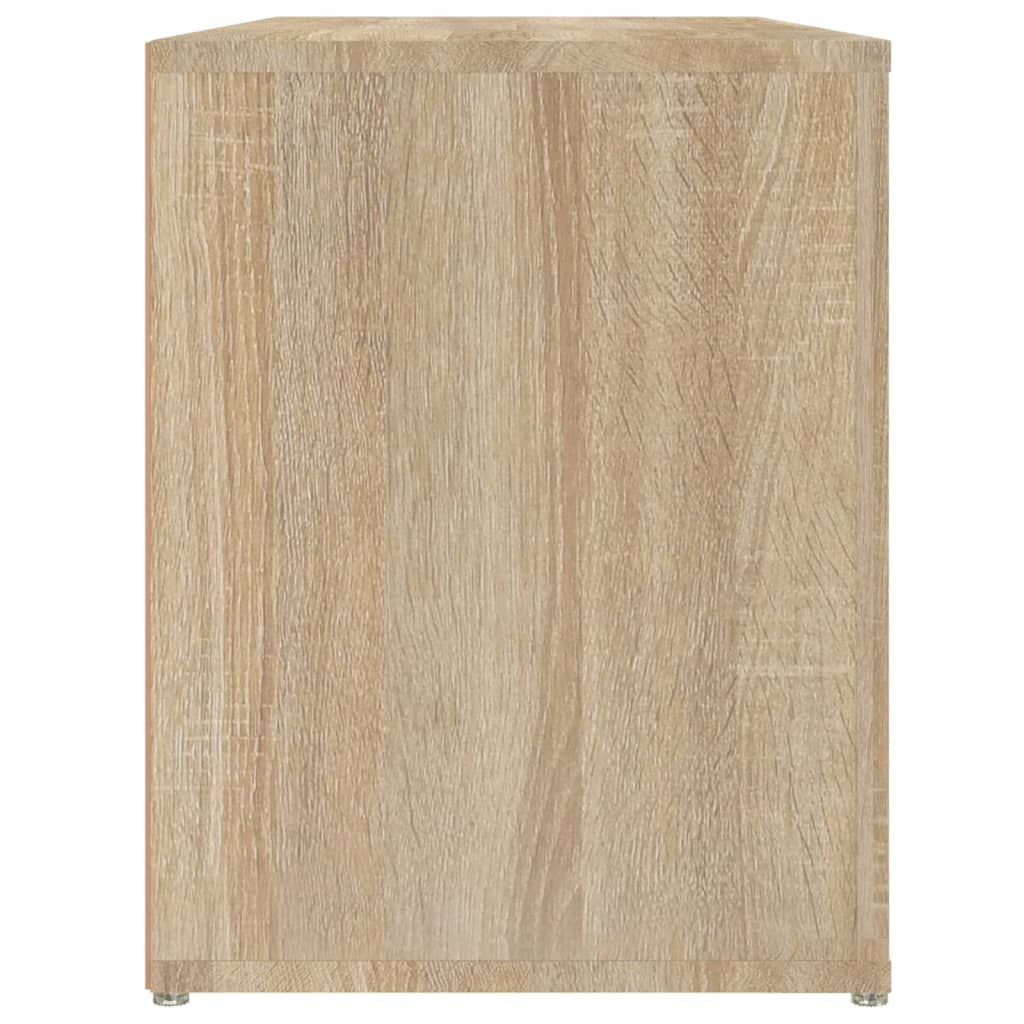 vidaXL Mueble zapatero madera contrachapada roble Sonoma 100x35x45 cm