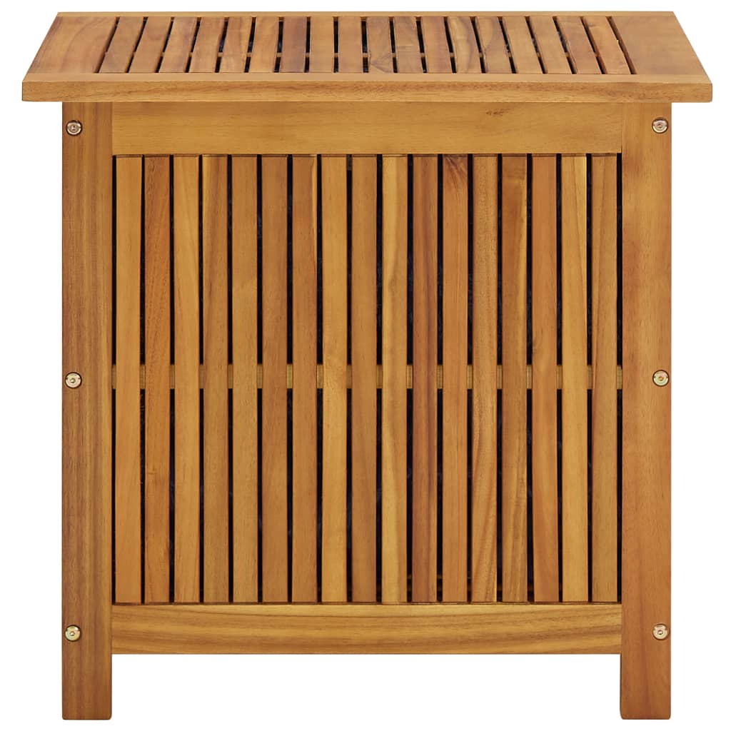 vidaXL Caja de almacenaje de jardín madera maciza acacia 60x50x58 cm