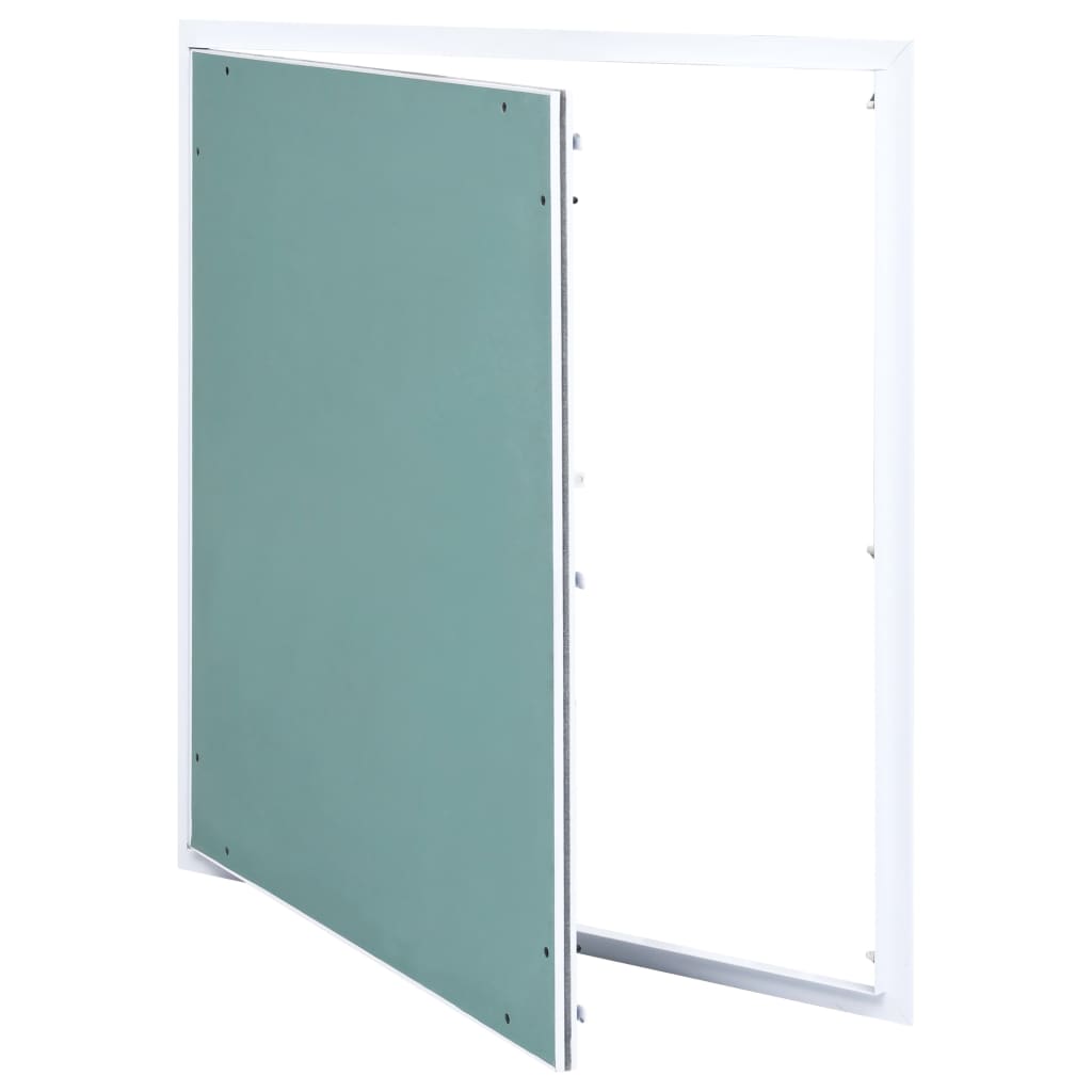 vidaXL Panel de acceso marco de aluminio y placa de yeso 300x300 mm