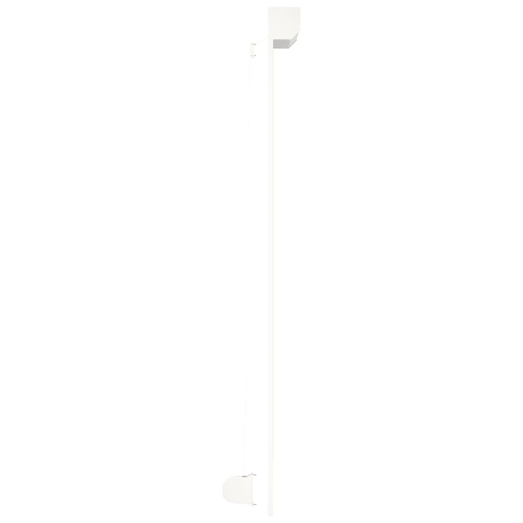 vidaXL Persiana de aluminio blanca 110x220 cm